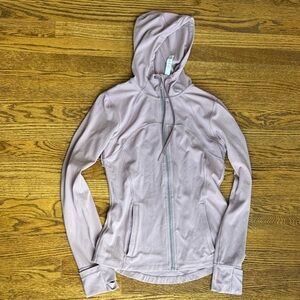 lululemon scuba Light Pink Zip-Up Hoodie